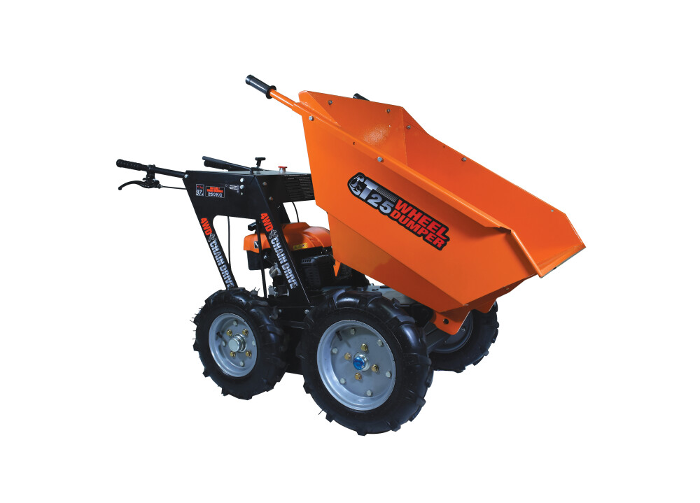 Brouette motorisée T25 Barre d'attelage & Extension benne – Image 3