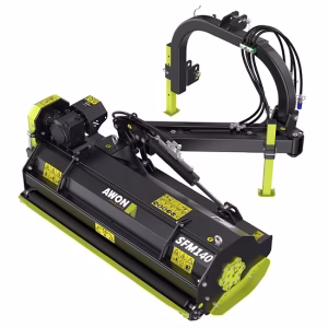 DÉBROUSAILLEUSE 5' SEMI-DÉPORTÉ À MARTEAUX