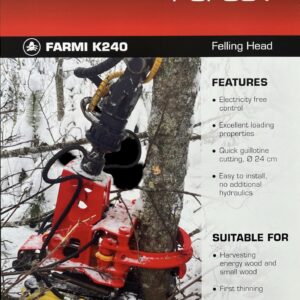 TÊTE D'ABATTAGE À GUILLOTINE FARMI FOREST K240