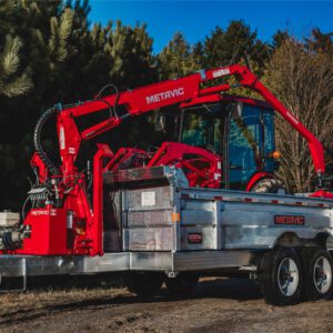 Remorque dompeuse 7x14 et chargeuse 1150 M16